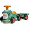 Falk traktor baby Maurice zelený vintage s prívesom