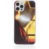 AppleMix Kryt MARVEL pre Apple iPhone 12 / 12 Pro - dramatický Iron Man - gumový