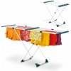 Teleskopický balkónový sušiak Konighoffer 108-185 x 56 x 94 cm bielo-tyrkysový