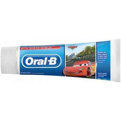Oral-B KIDS Frozen/Cars detská zubná pasta (od 3 rokov) (inov.2022) 1x75 ml