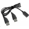 Gembird CCP-USB22-AMAF-3 USB 2x USB 2.0 A male - 1x USB 2.0 A female, 0,9m