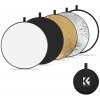 K&F 80cm round reflector Light diffuser 5 in 1 foldable multi-disc with tote bag K&F Concept