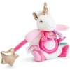 Doudou Plyšový jednorožec s nočným svetlom 22 cm
