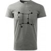 Súhvezdie - Gemini - Blíženci - Klasické pánske tričko vyššej gramáže - 2XL ( Tmavosivý melír )