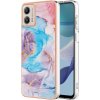 Gumený kryt IMD na Motorola Moto G13 / G23 / G53 5G - Blue Marble
