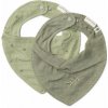 Little Dutch Podbradník bandana 2 ks Pure Sage