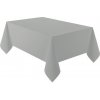 Amscan Obrus plastový šedý Graphite 137x274 cm