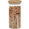 Kesper Sklenená dóza s bambusovým vekom - 1200 ml