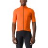 Castelli Perfetto RoS 2 Wind, Red orange Veľkosť: XL Pánsky dres/bunda s krátkym rukávom do daždivých a veterných podmienok