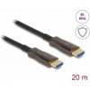 Delock Aktivní optický kabel HDMI s kovovým pancéřováním, 8K 60 Hz, 20 m