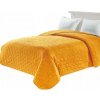 Prehoz na posteľ Essex, polyester, 200 cm x 220 cm, žltý