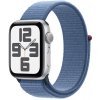Apple Watch SE2 v2 GPS 40 mm strieborné hliníkové puzdro so zimnou modrou športovou slučkou Apple