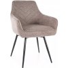 Textilomanie Jedálenská stolička SERVIO BREGO tmavo béžová
