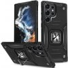 Odolné puzdro na Samsung Galaxy S23 Ultra 5G S918 Ring Armor Rugged čierne