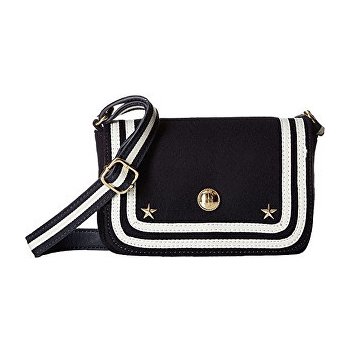 Tommy Hilfiger Ava Wool Flap crossbody Navy