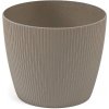 LAMELA, kvetináč Magnolia ECO Jumper 26 x 21 cm, sivý