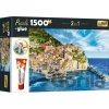 TREFL Sada 2v1 Manarola Ligurie Itálie s lepidlem 1500 dielov
