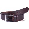 10116-207 Tm.hnedý kožený opasok pre pánov.