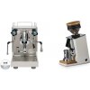 ECM Mechanika Slim PID + Eureka Mignon Single Dose, White & Oak