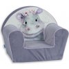 Prémiová detská kreslo Mama Kiddies - Hippo Velvet