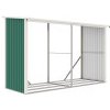 Prístrešok na drevo G21 WOH 682 - 302 x 119 cm, zelený