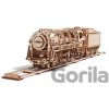 Ugears 3D puzzle Parní lokomotiva s vagónem 443 ks