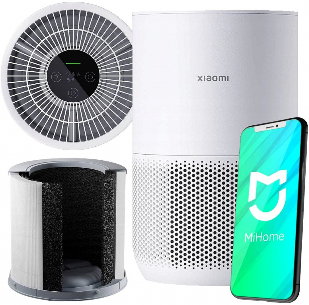 Xiaomi Smart Air Purifier 4 Compact čistiaci prístroj pre zdravšiu domácnosť a príjemnejšiu atmosféru.