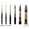 Štetec Simply-T Astra 9400-RGS - okrúhly, krátka rukoväť Veľkosť štetca: 4