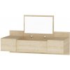 Kozmetický stolík Zakkum Sapphire Oak