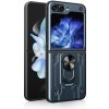 Kryt Magnetic Holder Armor TPU+PC na Samsung Galaxy Z Flip 6 5G - Sivá