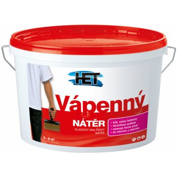 HET Vápenný náter 6kg biela