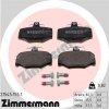 ZIMMERMANN Sada brzdových platničiek kotúčovej brzdy 21545.155.1