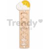 Drevený vyvolávač dažďa Rainmaker Tender Leaf Toys so zvukom dažďa pri pohybe guličiek od 18 mes