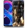 Picasee silikónový prehľadný obal pre Realme 8 Pro - Wildfire - Gold