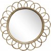 Chic Antique Nástenné okrúhle zrkadlo v ráme z morskej trávy Seagrass - 70 cm - Chic Antique
