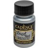 Cadence metalická farba na textil strieborná 50ml