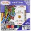 Alpino Color Experience Sada omaľovánok a 24ks farbičiek