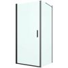 Súprava sprchové dvere Oltens Rinnan 21208300, stena sprchovacieho kúta Oltens Hallan 22101300