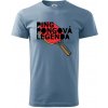 Ping Pongová legenda - Klasické pánske tričko vyššej gramáže - L ( Denim )