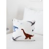 MKLozkoviny.sk Obliečka na vankúšik mikroplyš 40 × 40 cm – Dinosaury- -