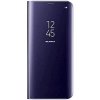 SES Zrkadlový silikónový flip obal pre Samsung Galaxy A03s A037G - modrý 9947