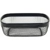 Gastro Kôš oválny kovový, čierny, výška 95 mm, dĺžka 280 mm, šírka 180 mm