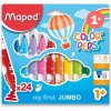 Detské fxky Maped Color'Peps Jumbo 24 farieb -