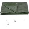 STREND PRO Plachta Tarpaulin Light 4x6 m, 65 g m, zakrývacia, zelená, s okami