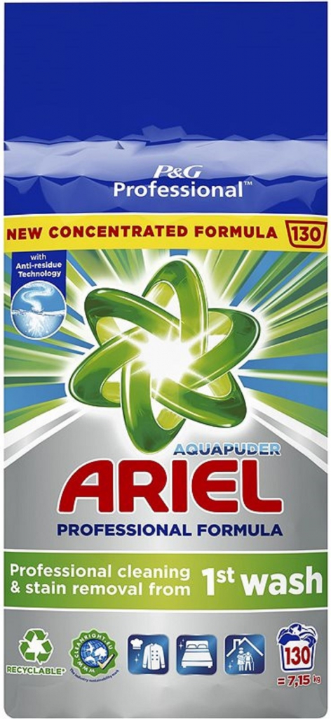 Ariel Aquapuder Color univerzálny prací prášok Color 130 PD 7,15 kg
