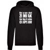 Keby som bol zemiak ...... mikina Pánske XXL Black