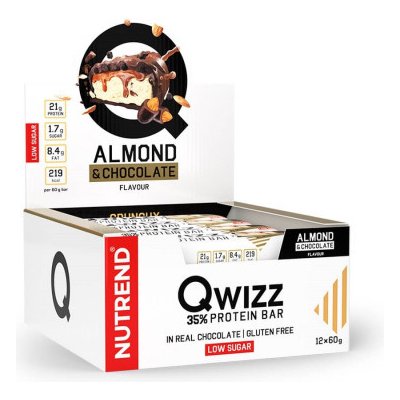 Nutrend Qwizz Protein Bar 60 g almond chocolate
