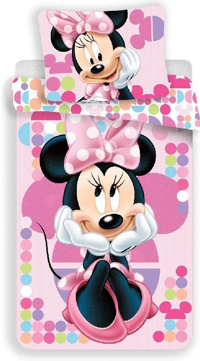 JERRY FABRICS obliečky Minnie pink 03 micro Polyester mikrovlákno 140x200 70x90