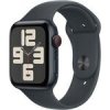 Apple Watch SE (2024) GPS + Cellular 44mm Temne atramentové hliníkové telo - Temne atramentový športový remienok S/M