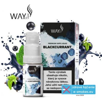 WAY to Vape e-liquid BLACKCURRANT 10ml-0mg